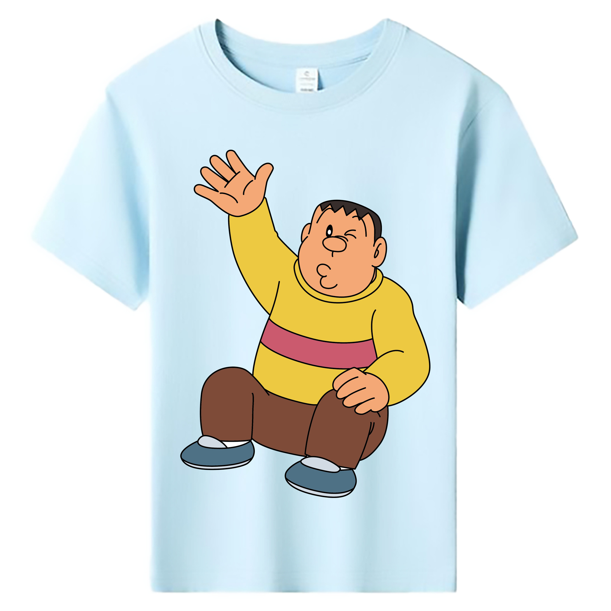（画像用） ドラえもん 剛田武 Doraemon Gouta Takeshi 綿100％キッズTシャツ（フロントプリント）